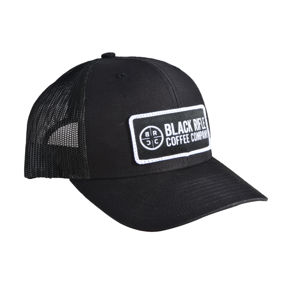BRCC Company Logo Patch Hat Black / Black Mesh