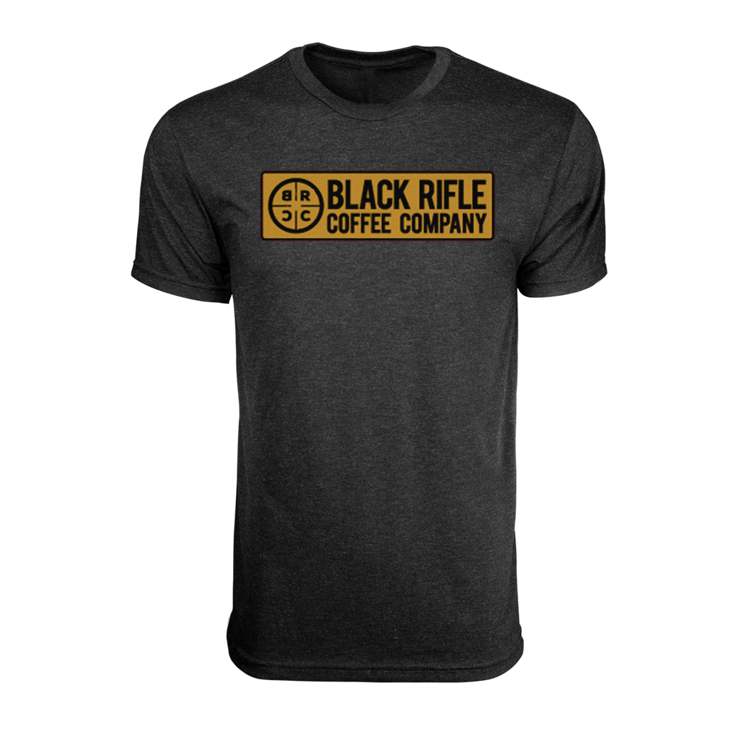 BRCC Company Logo T-Shirt - BLACK / YELLOW