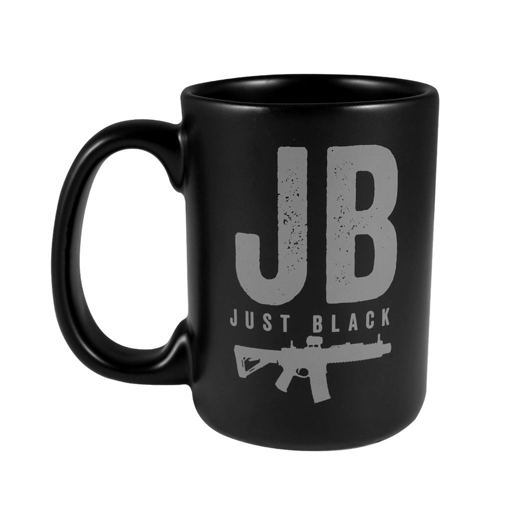 Just Black Ceramic Mug
