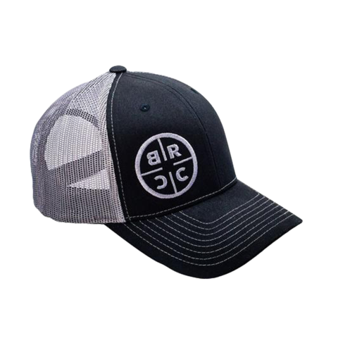 BRCC Circle Logo Trucker Hat Black / Grey Mesh